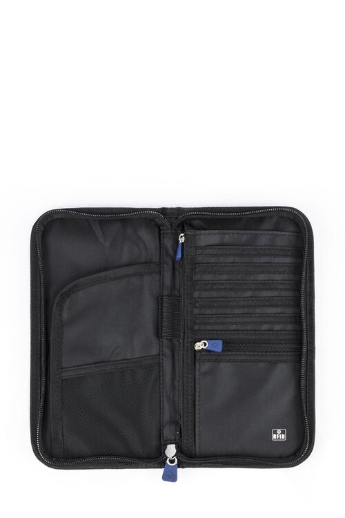 Samsonite TRAVEL ESSENTIALS ZIPPED TRAVEL WALLET RFID Samsonite