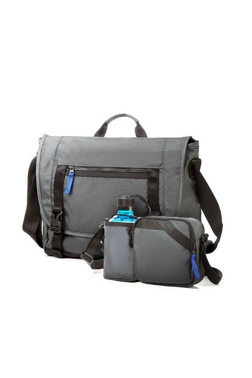 Messenger Grey + Mini Crossbag Grey